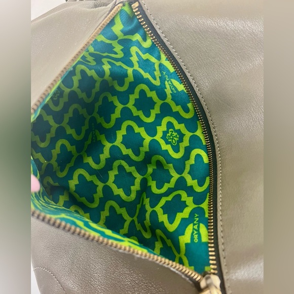 OrYany Stevie Fringe Olive Green-Gray Concealed Hobo Bag - Picture 7 of 14